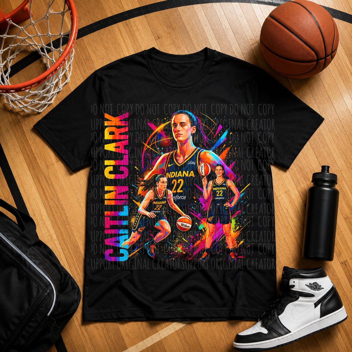 caitlin clark neon (starlight) DTF Transfer