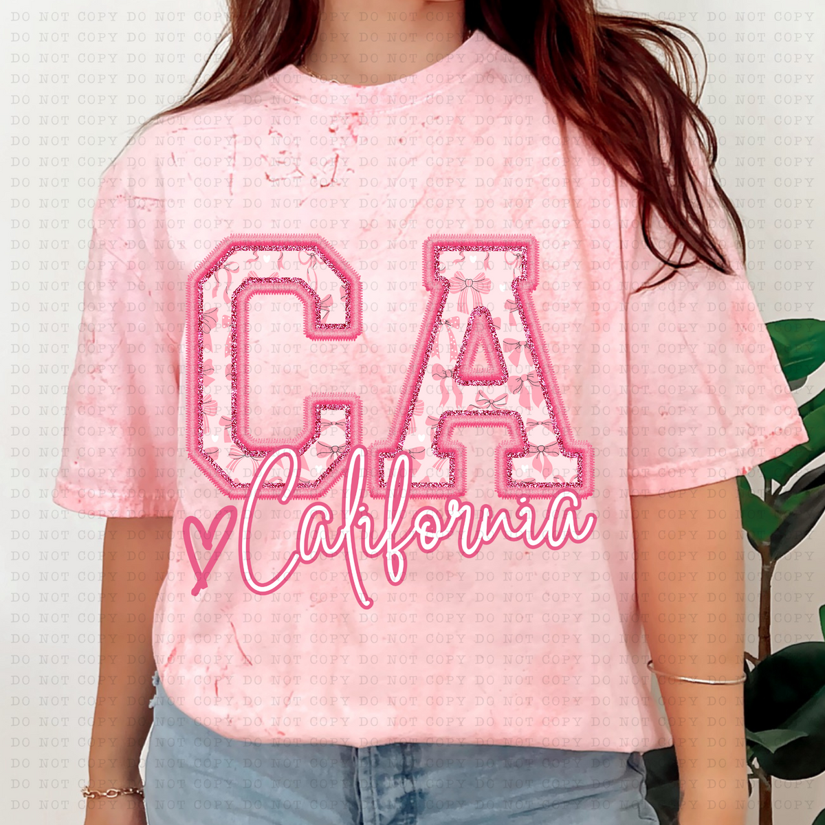 California (ECHT) DTF transfer