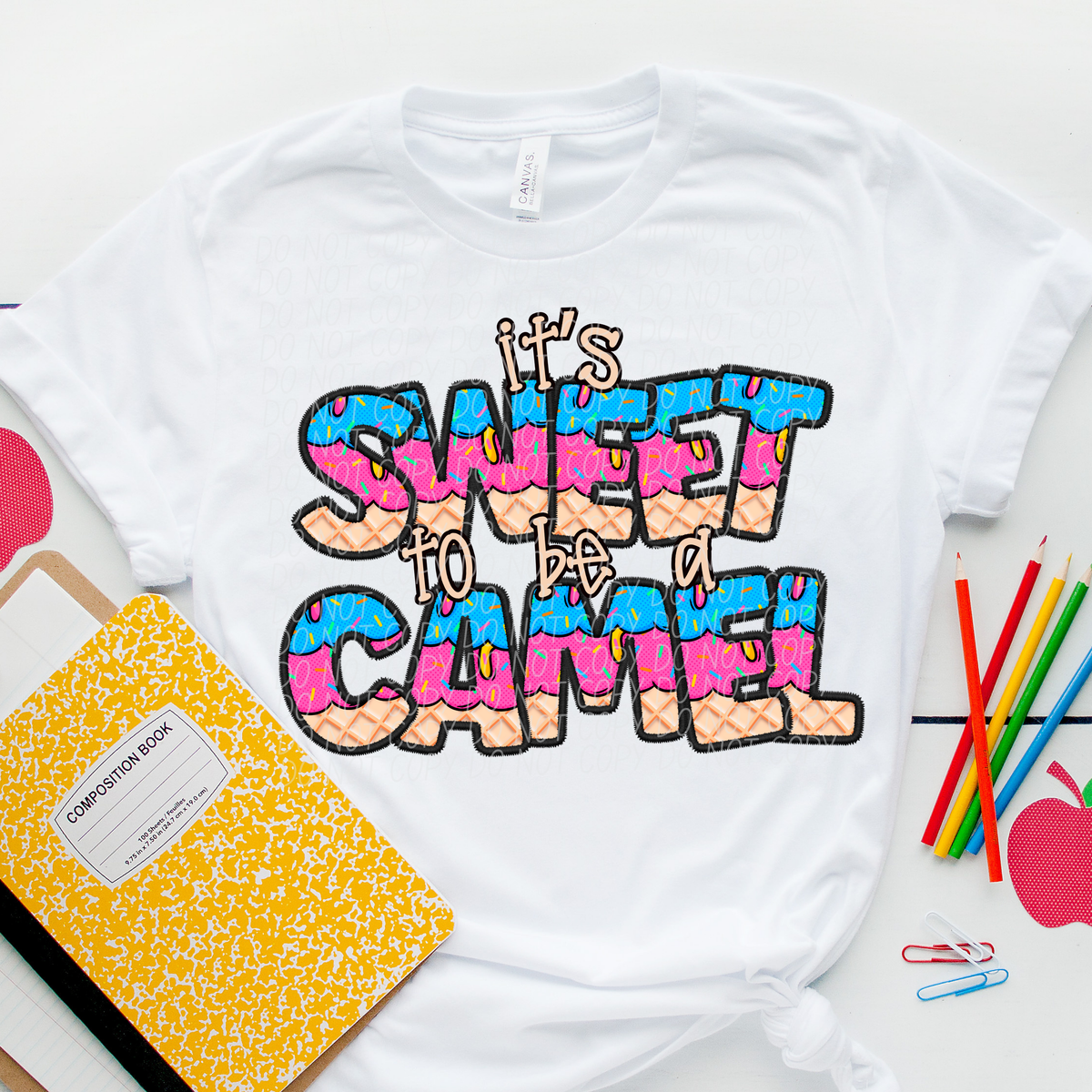 It's sweet to be a CAMEL drip (Caplinger) DTF transfer