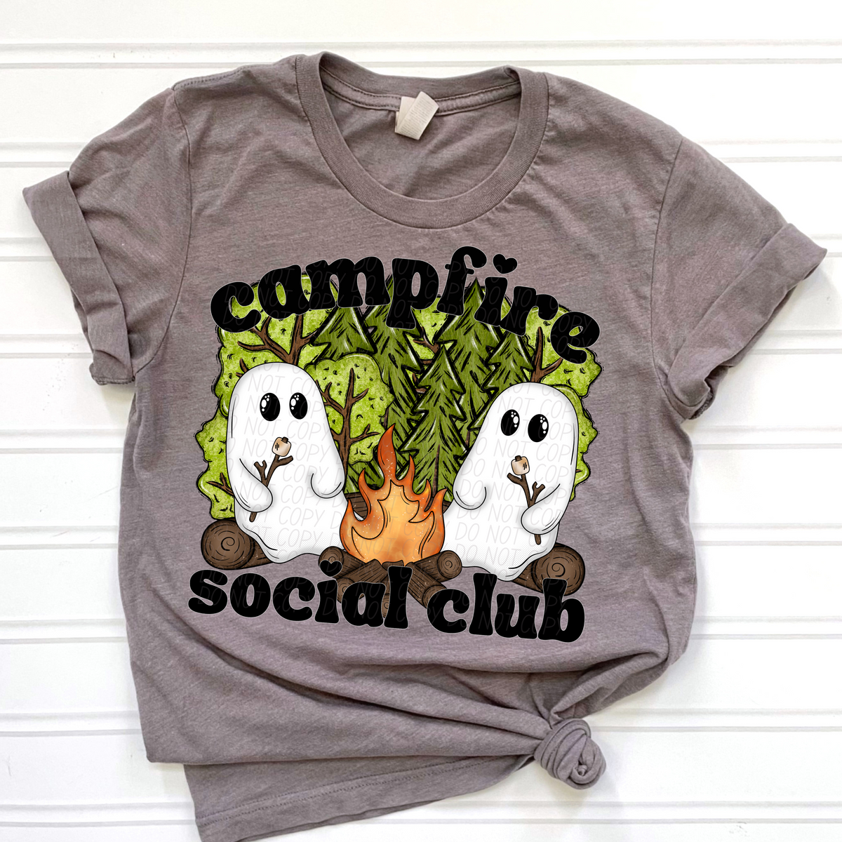 Campfire social club ghost CITY DTF transfer