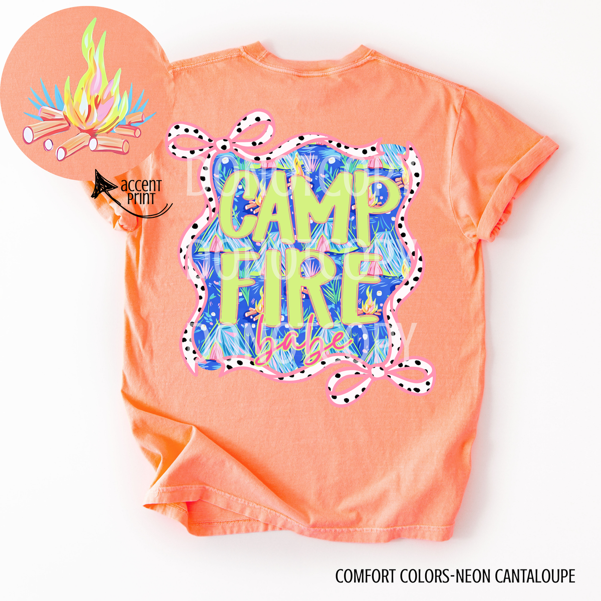 Camp Fire Babe (CSG) 105075 DTF transfer