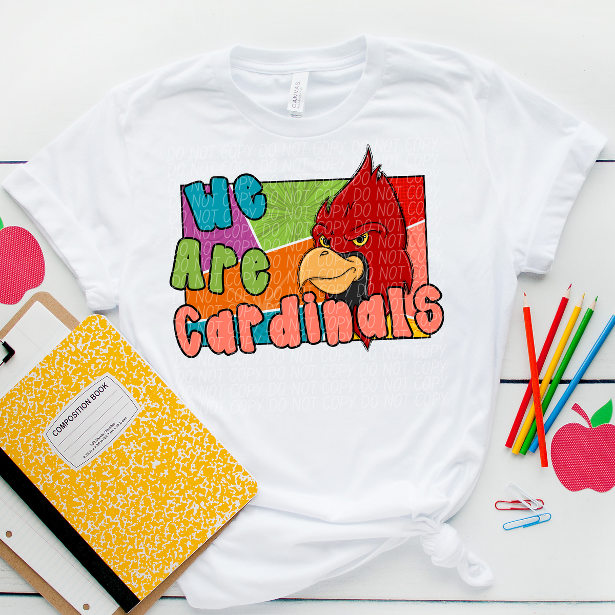 We are cardinals retro (City) 109665 DTF transfer
