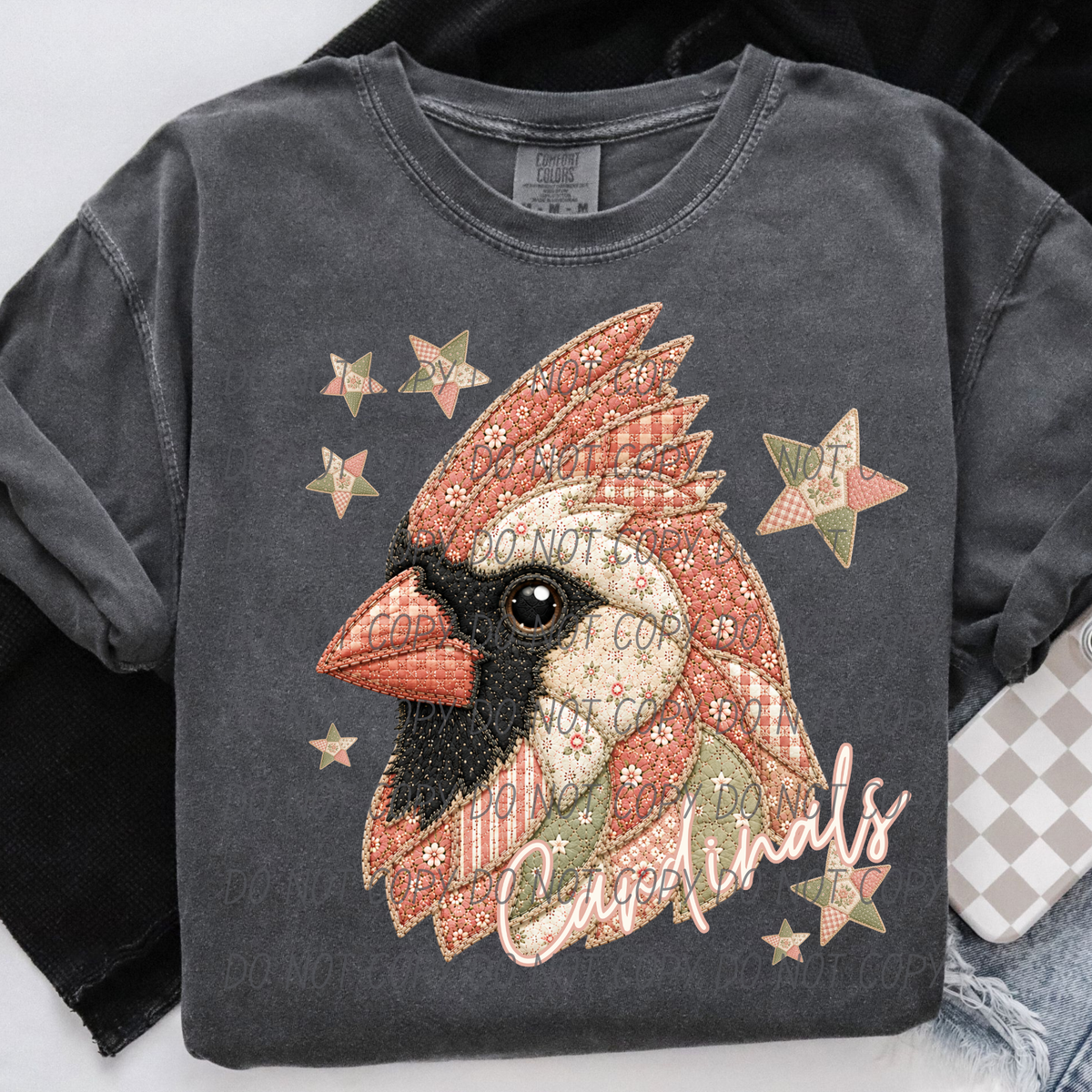 Cardinals meemaw mascot (City) DTF Transfer