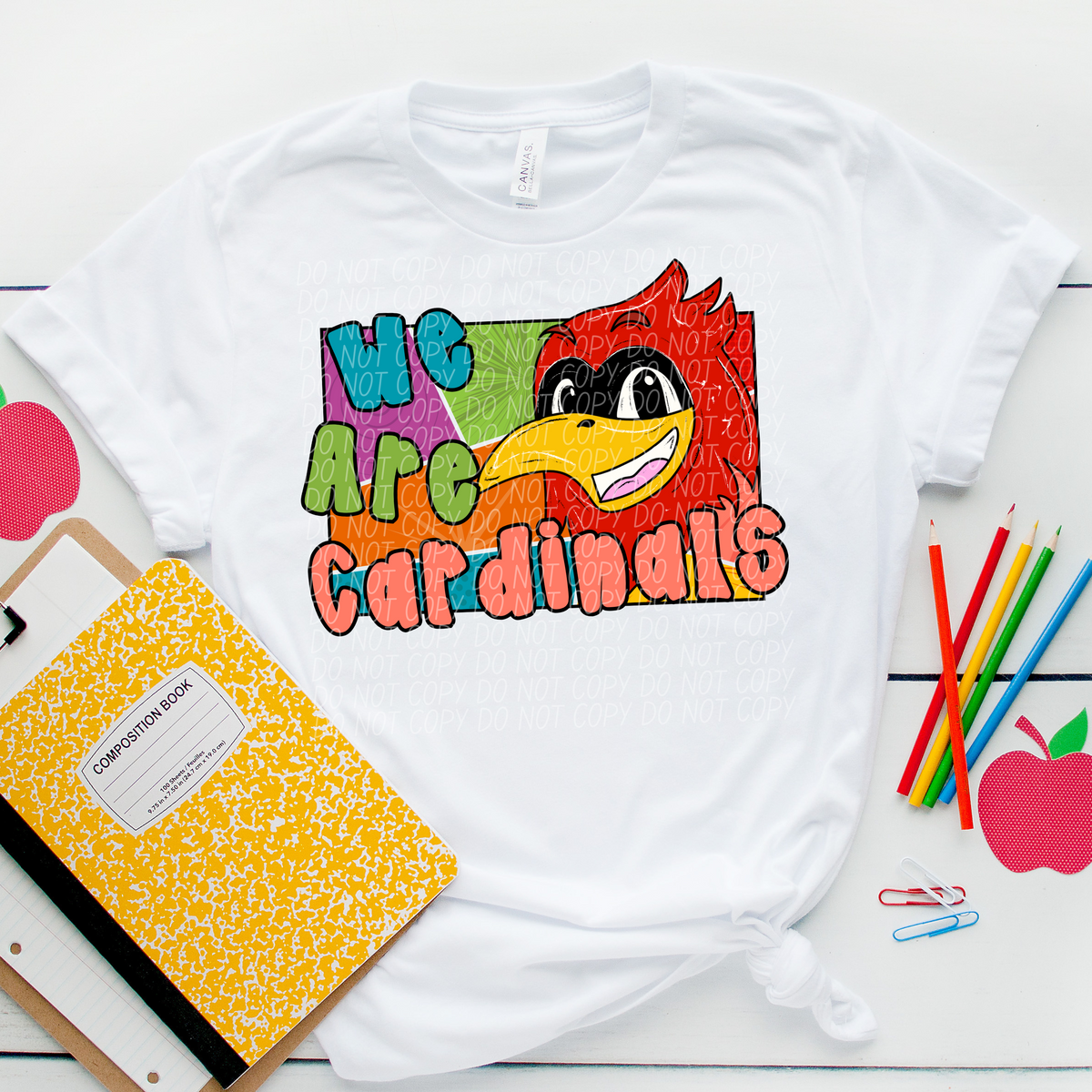 We are cardinals retro (City) 109681 DTF transfer