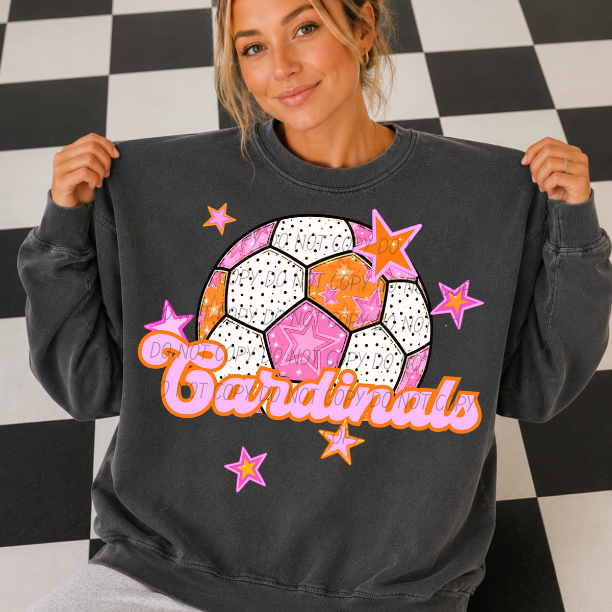 Cardinals pink soccer (City) DTF transfer