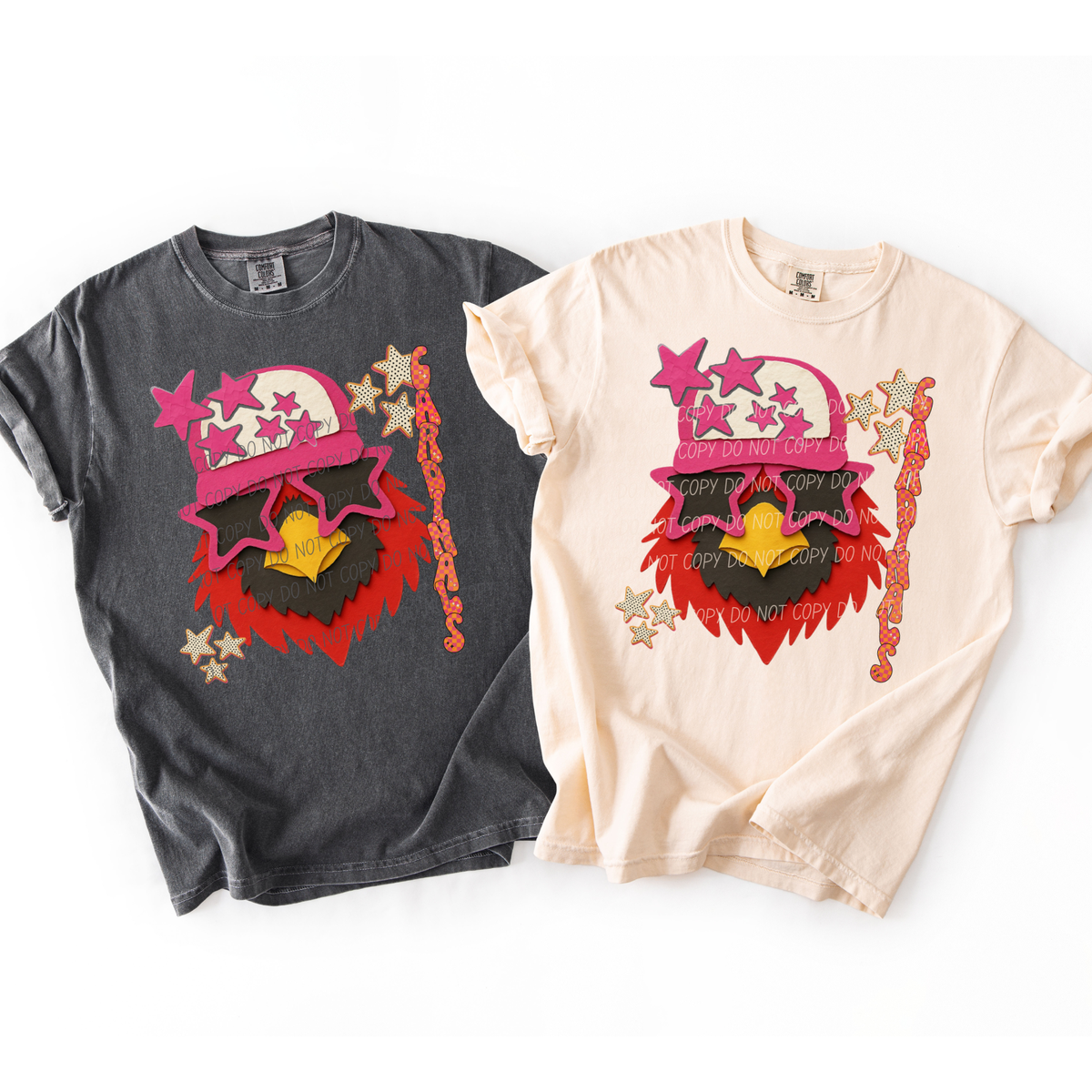 Cardinals pink stars (City) DTF Transfer