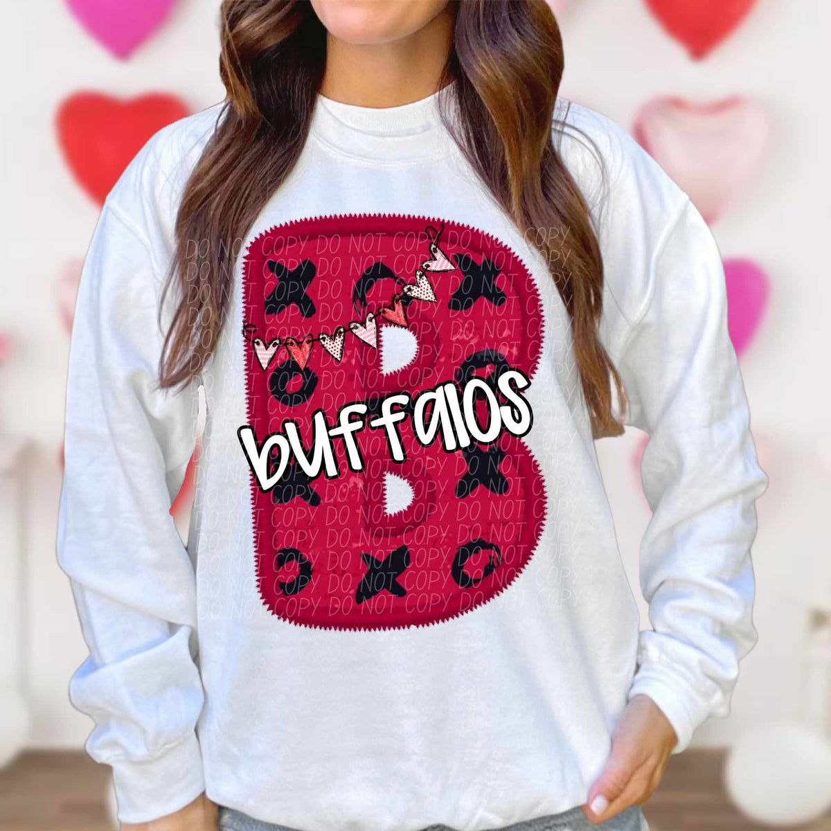 B buffalos valentine (CITY) 77947 DTF transfer