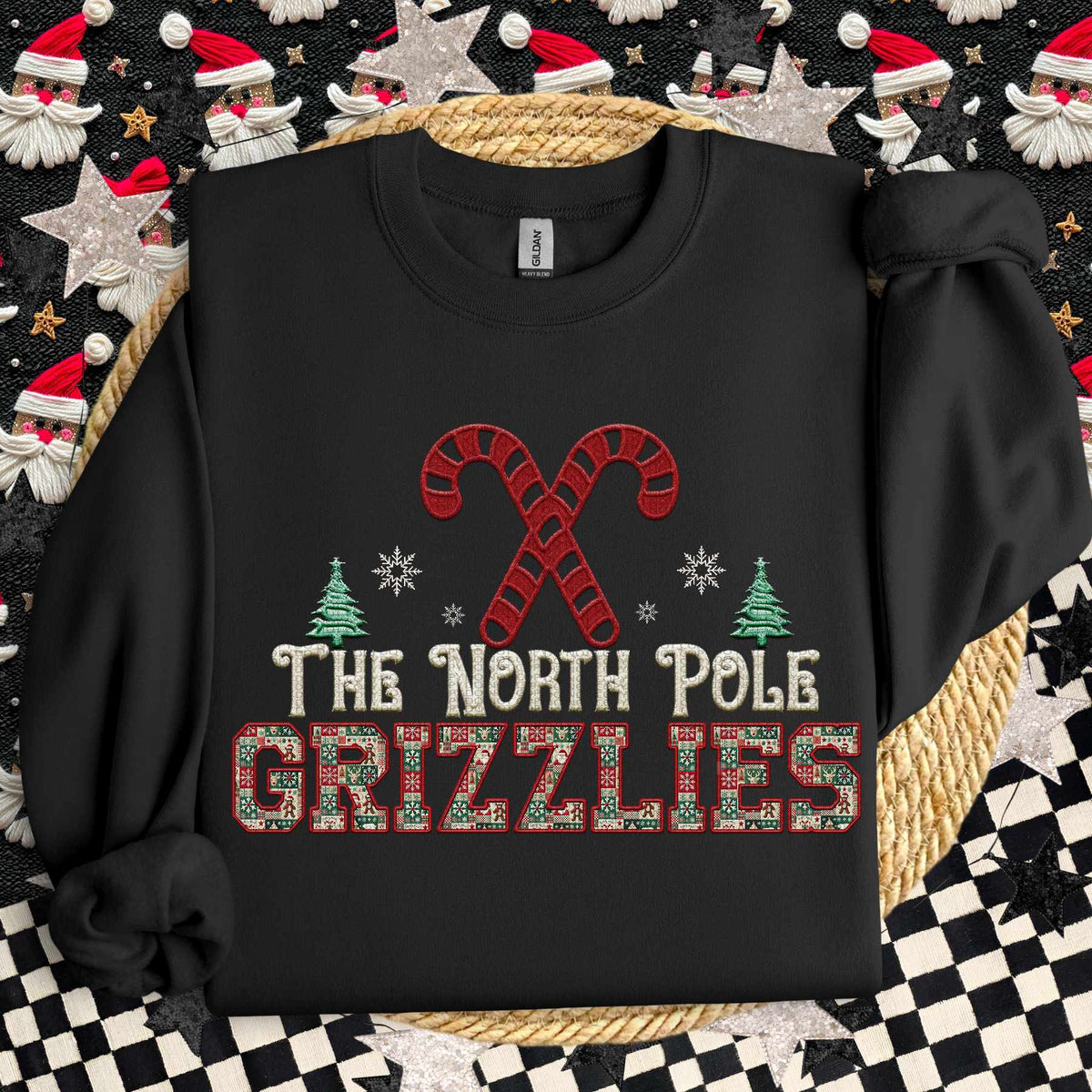 The North Pole grizzlies 65333 DTF transfer