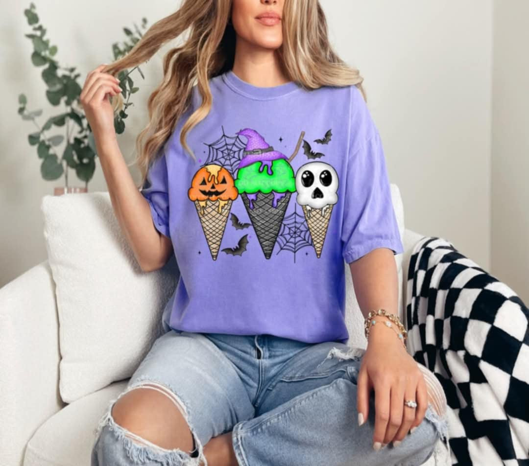 Halloween ice cream (40E) 96868 DTF transfer