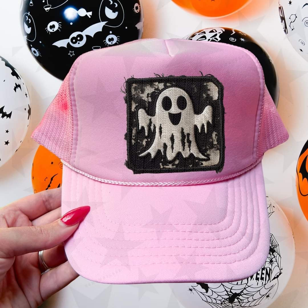 Ghost hat patch 55081 DTF transfer