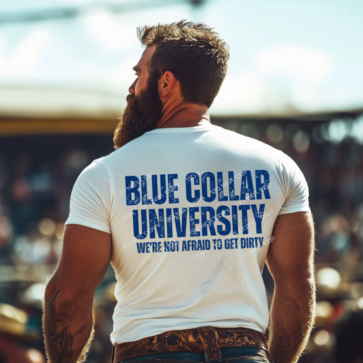 Blue Collar University BLUE 103767 DTF transfer