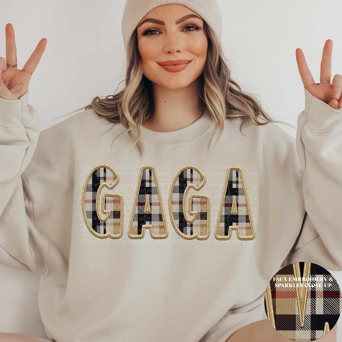 Gaga Plaid TTD 49631 DTF TRANSFER