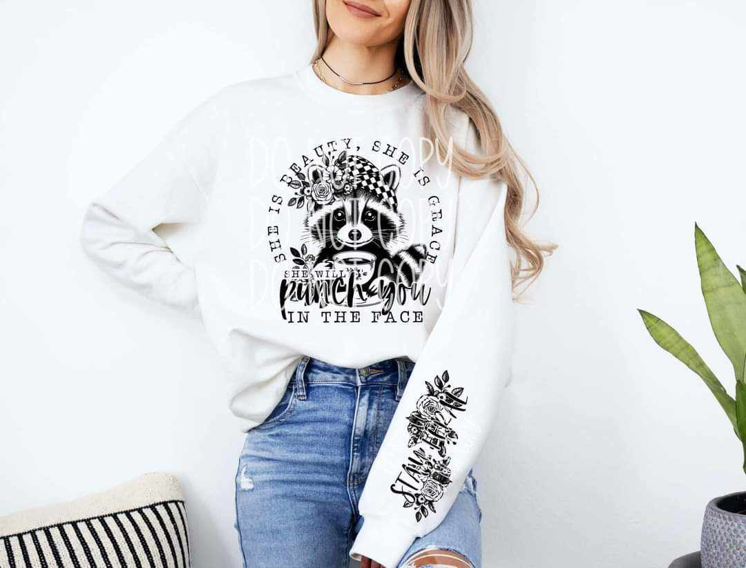 She is beauty she is grace FRONT ONLY (PH) 70340 DTF transfer