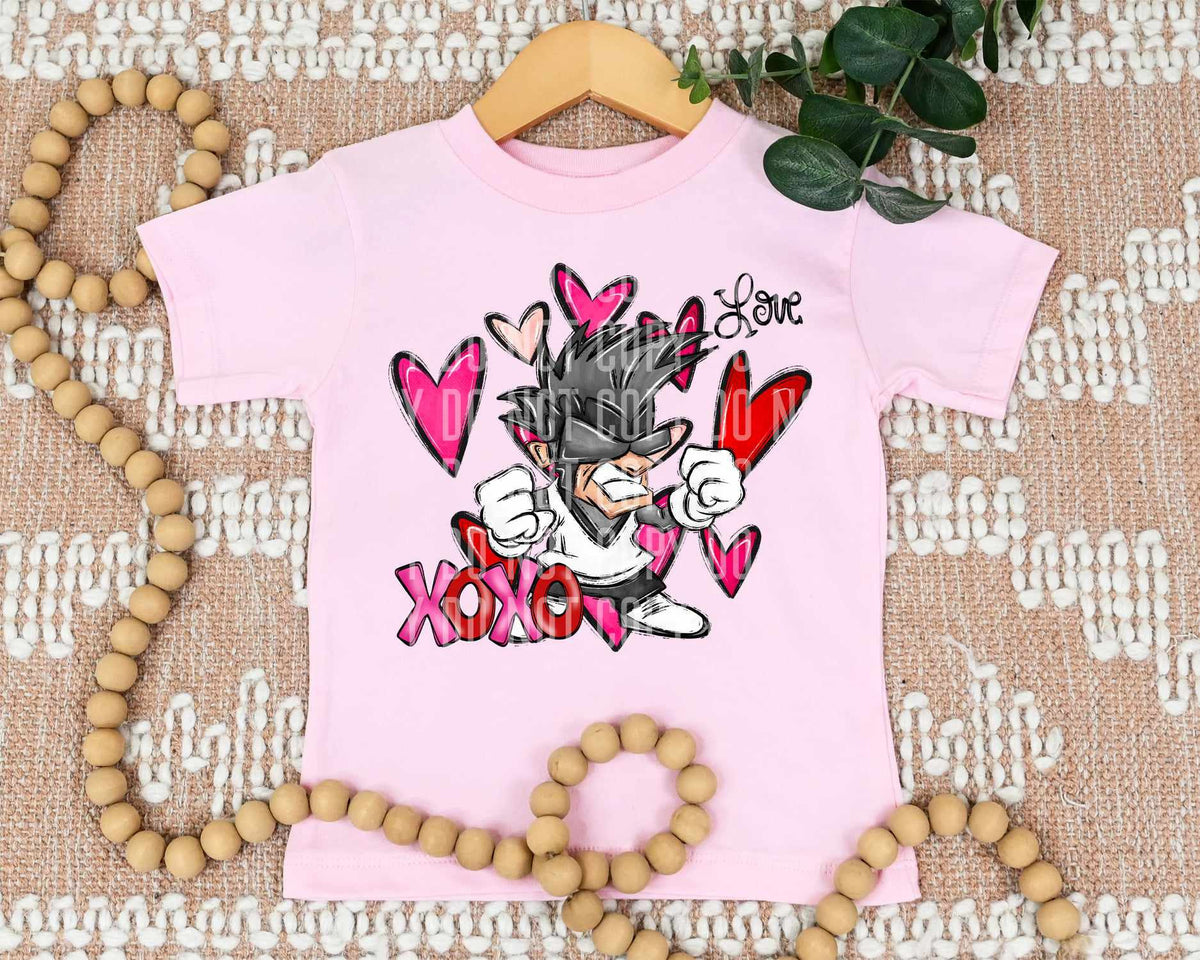 Xoxo mascot guy (caplinger) 73376 DTF transfer