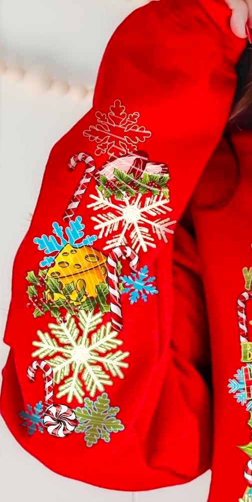 He’s not Santa sleeve (AG) 64317 DTF transfer