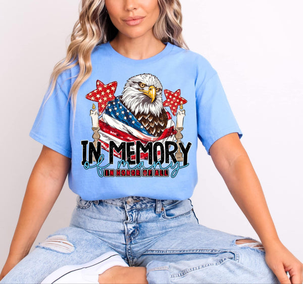 In memory of many in honor of all 95232 DTF transfer