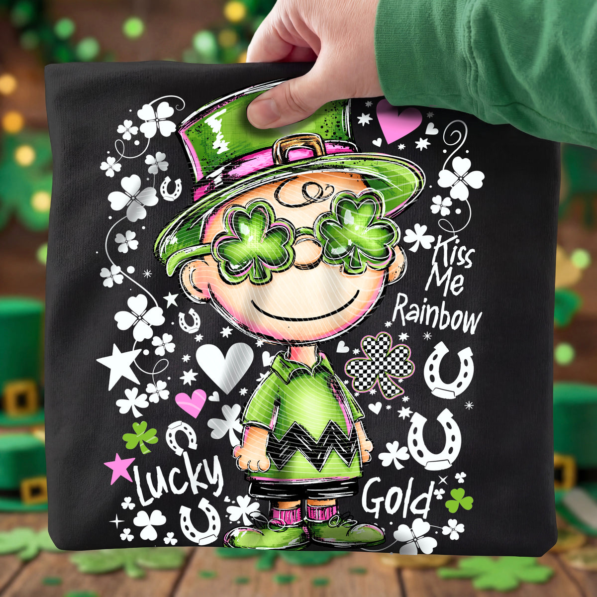 CB St Pats white words (AG) DTF Transfer