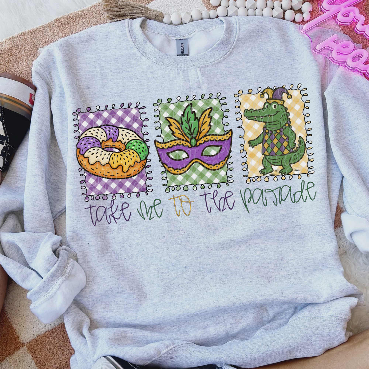 Take me to the parade frames (city) DTF Transfer