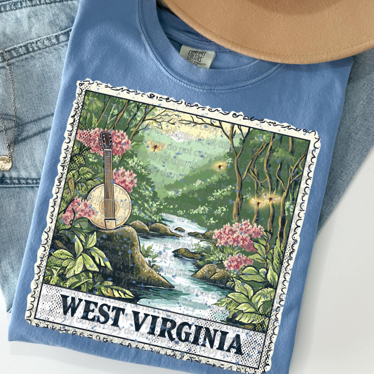 West Virginia State Stamp (TTD) 99055 DTF transfer