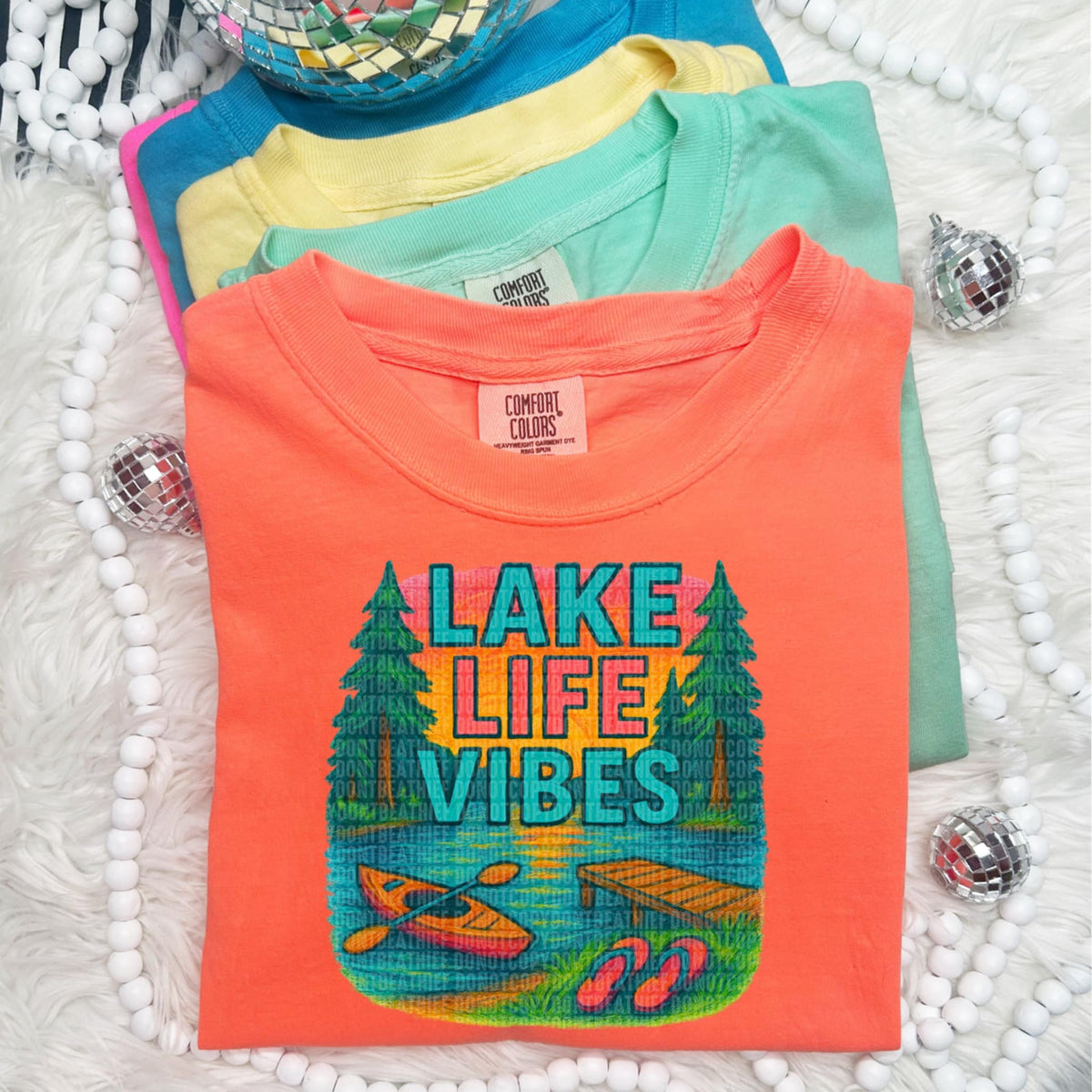 Lake life vibes (SDD) 99293 DTF transfer