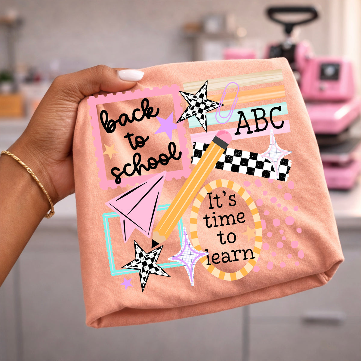 Back to school abc frames (CSC) DTF Transfer