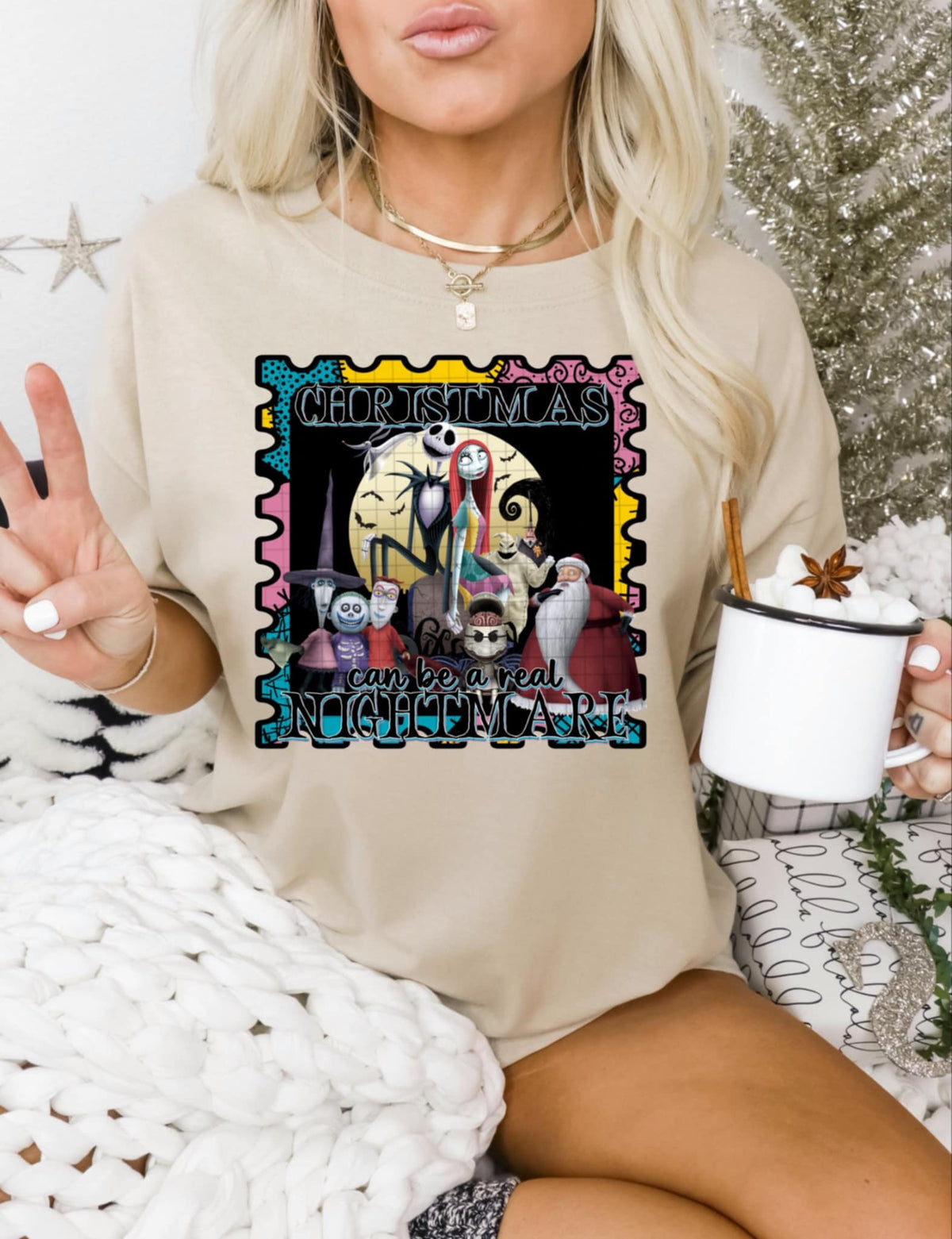Christmas Nightmare Stamp (DD) DTF transfer