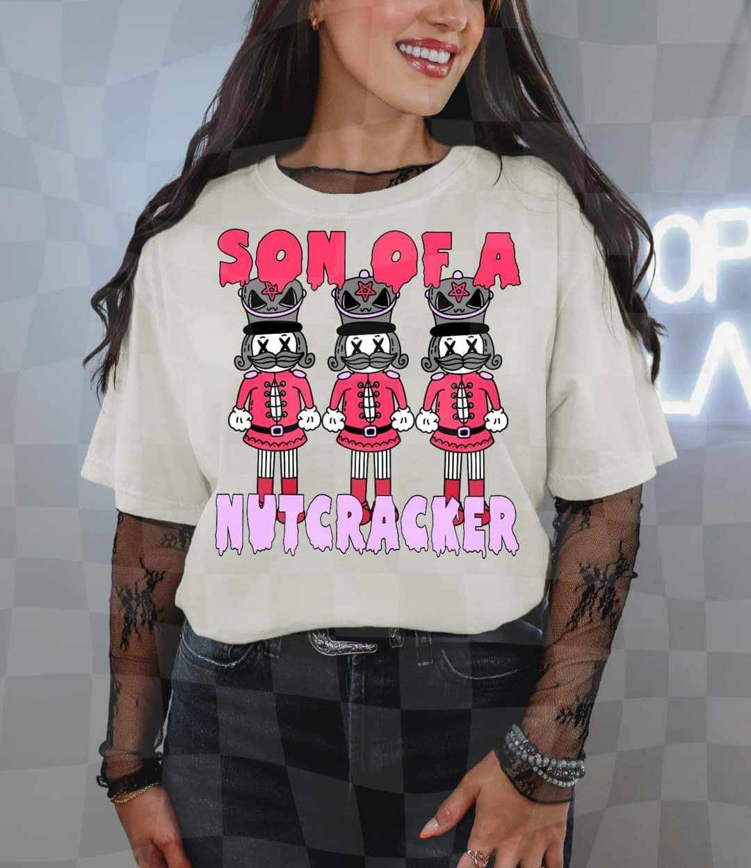 Son of a nutcracker pink (LYTTLE) 65792 DTF transfer