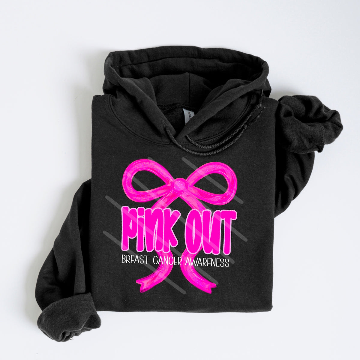 Pink Out Bow (county line) 111071 DTF transfer