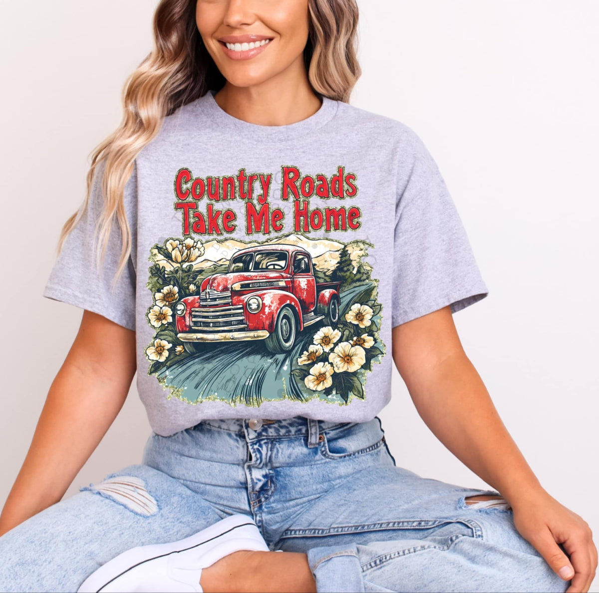 Country roads take me home 96746 DTF transfer