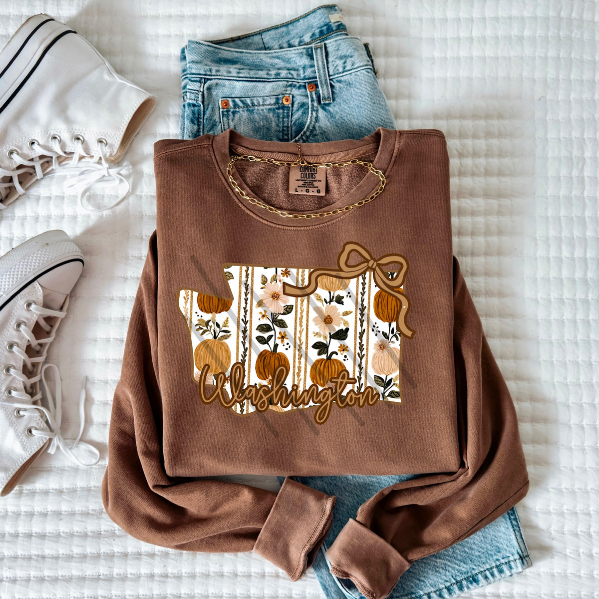 Washington fall pumpkin state (MZ) 113594 DTF Transfer