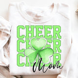 Cheer mom stacked clover 75985 DTF transfer