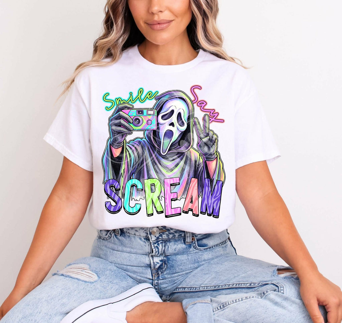 Smile say scream (c’s) DTF Transfer