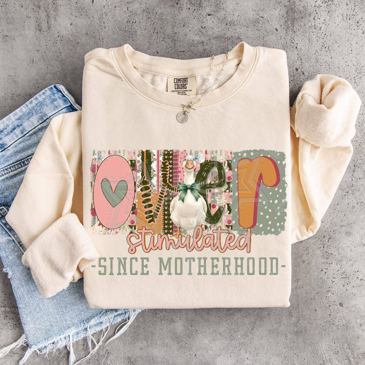 Overstimulated since motherhood (semi exclusive) DTF Transfer