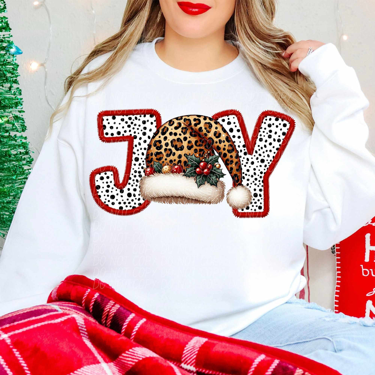 Joy leopard hat (CITY) 65047 DTF transfer