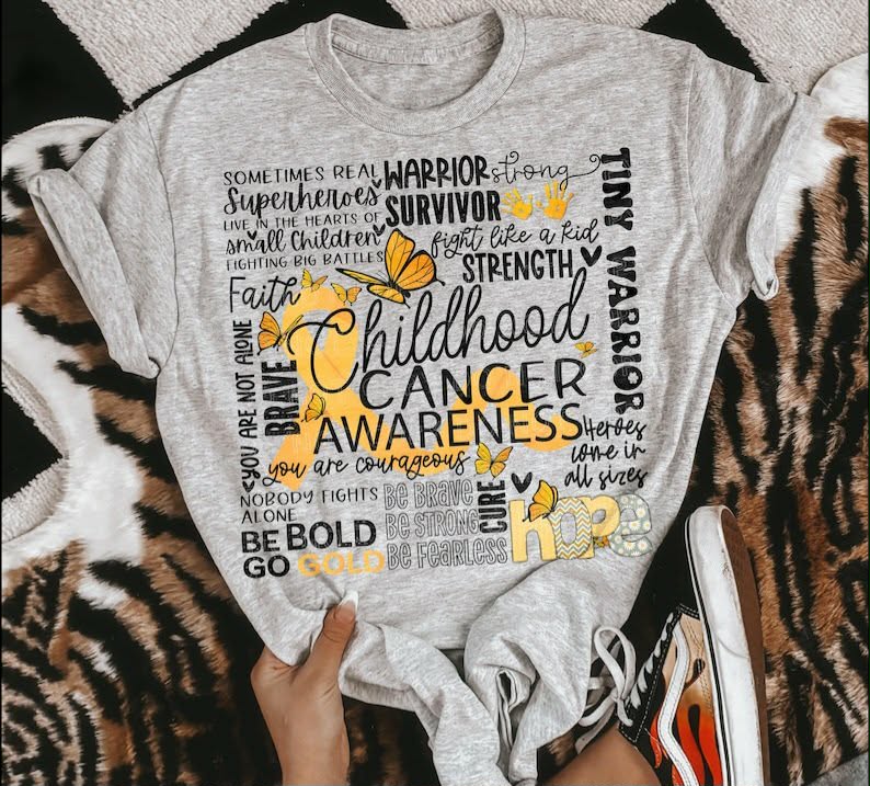 Childhood cancer awareness subway Sunday Special DTF transfer
