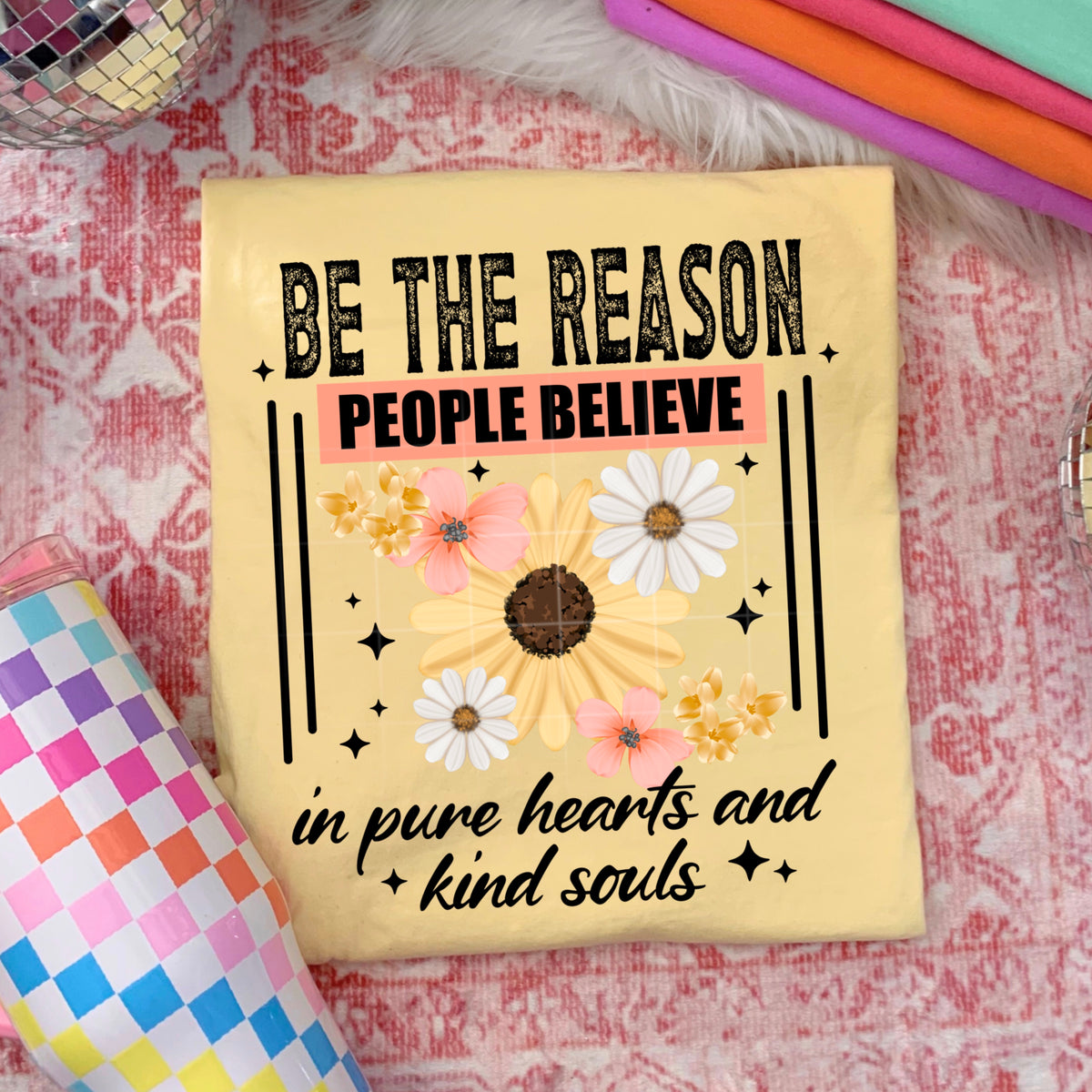 Pure Hearts Kind Souls BLACK (CSC) DTF Transfer