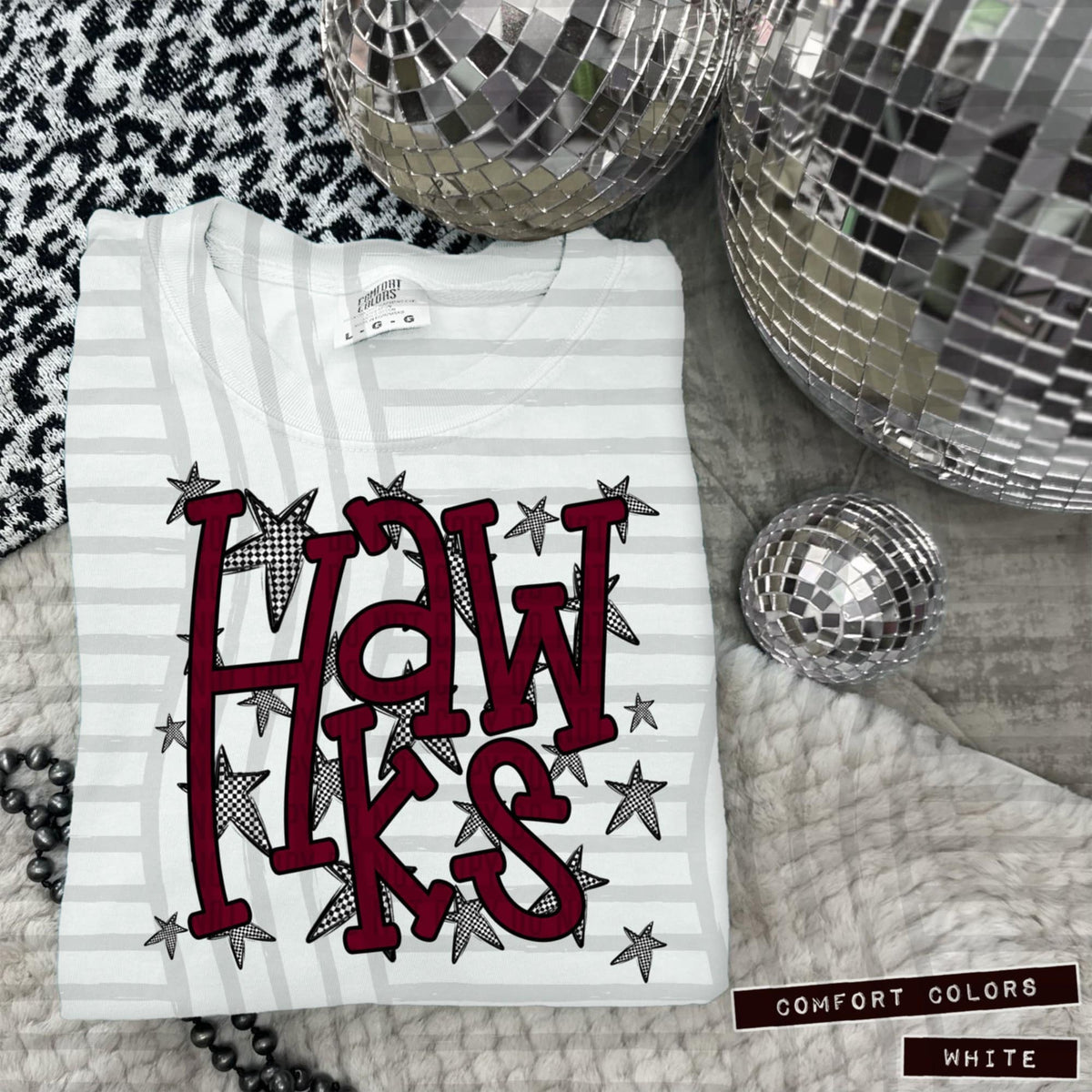 Maroon Staggered Mascots (Caplinger)