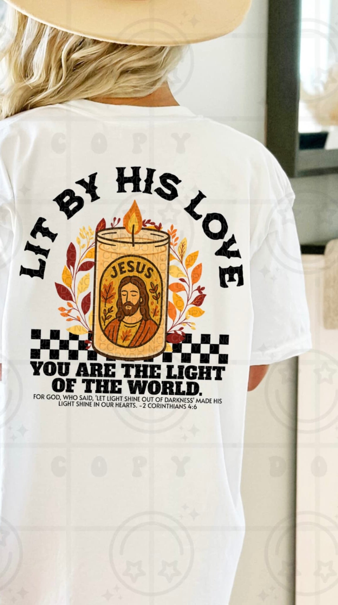 Lit by his love (HW) 107923 DTF transfer