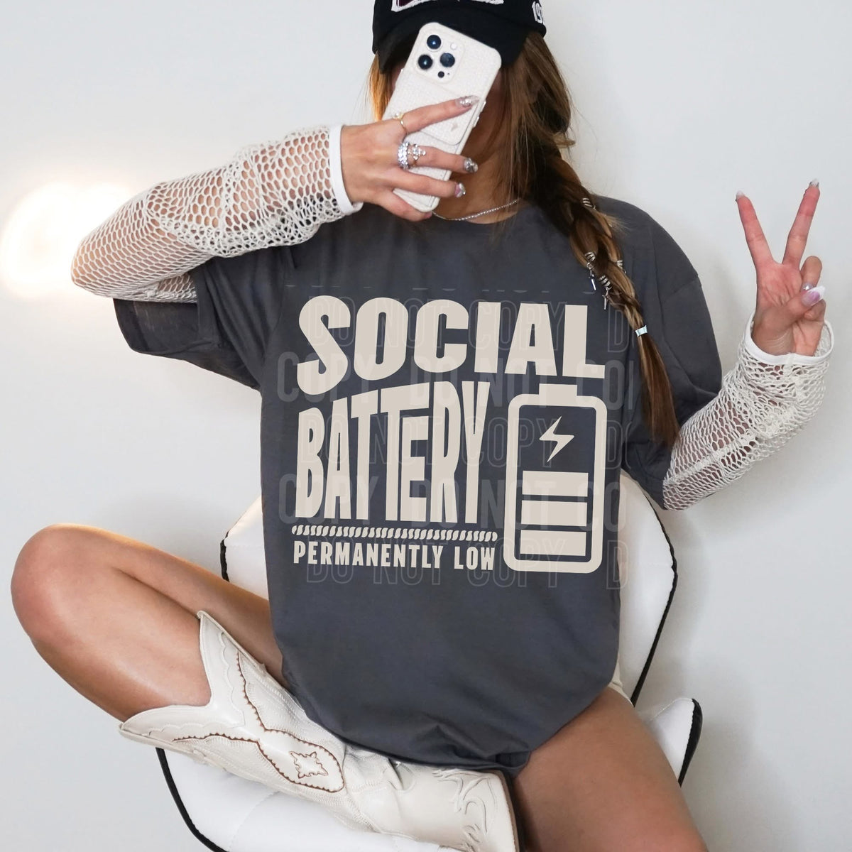 Social Battery (SBB) DTF Transfer