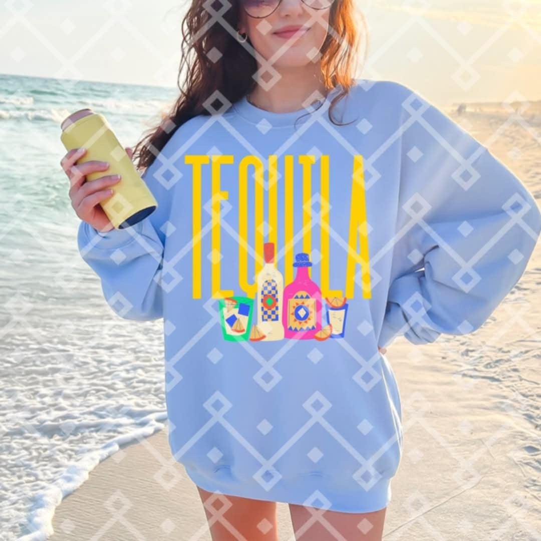 Tequila yellow font (Crafti) 103238 DTF transfer