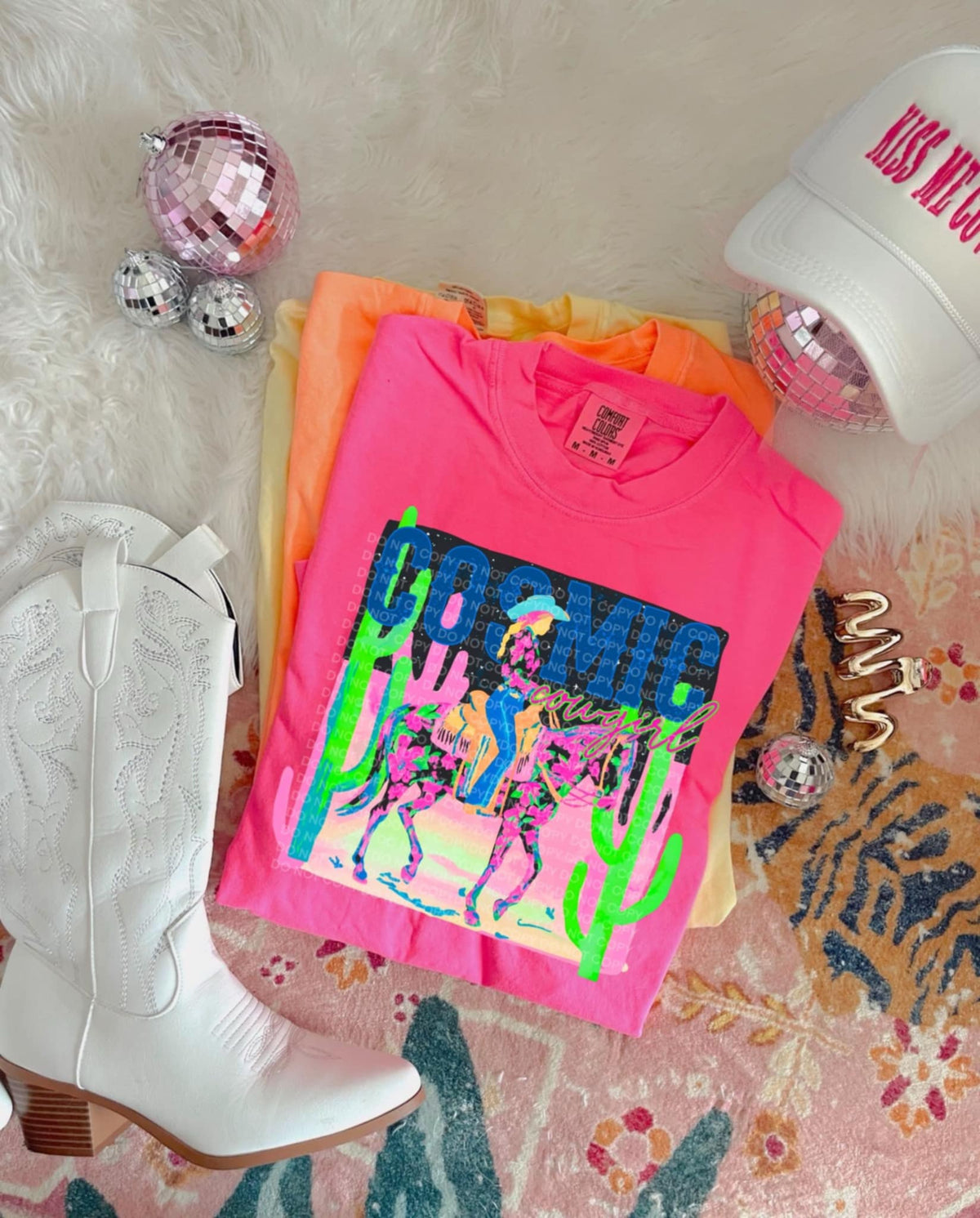 Cosmic Cowgirl SCG DTF transfer