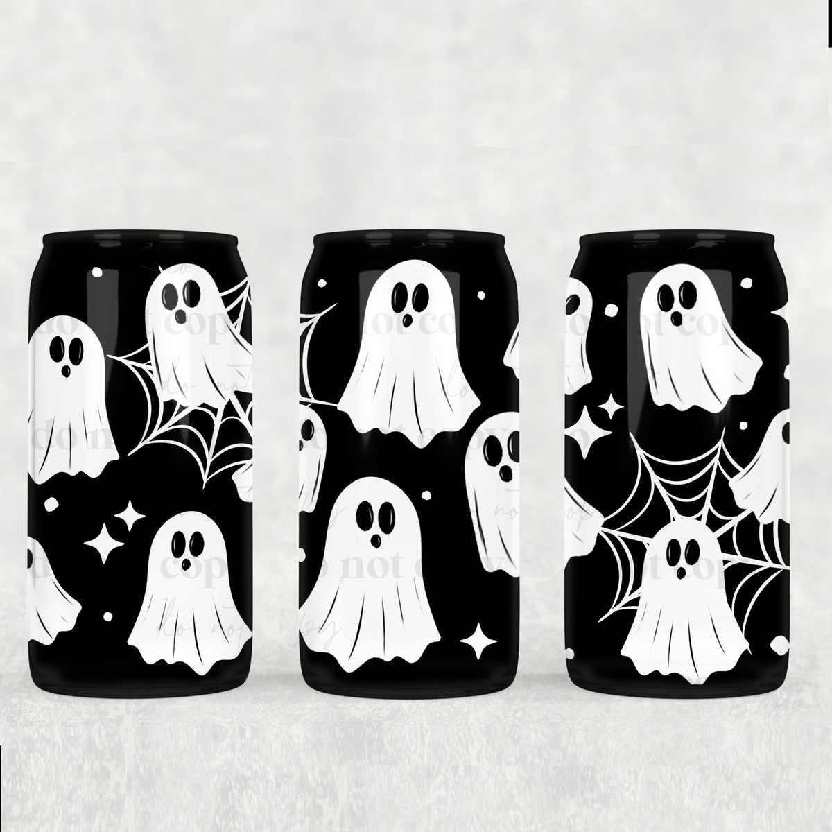 Ghosts and spider webs (CSC) UV DTF WRAP