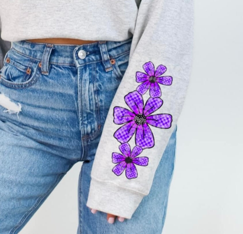 Epilepsy warrior sleeve 85814 DTF transfer