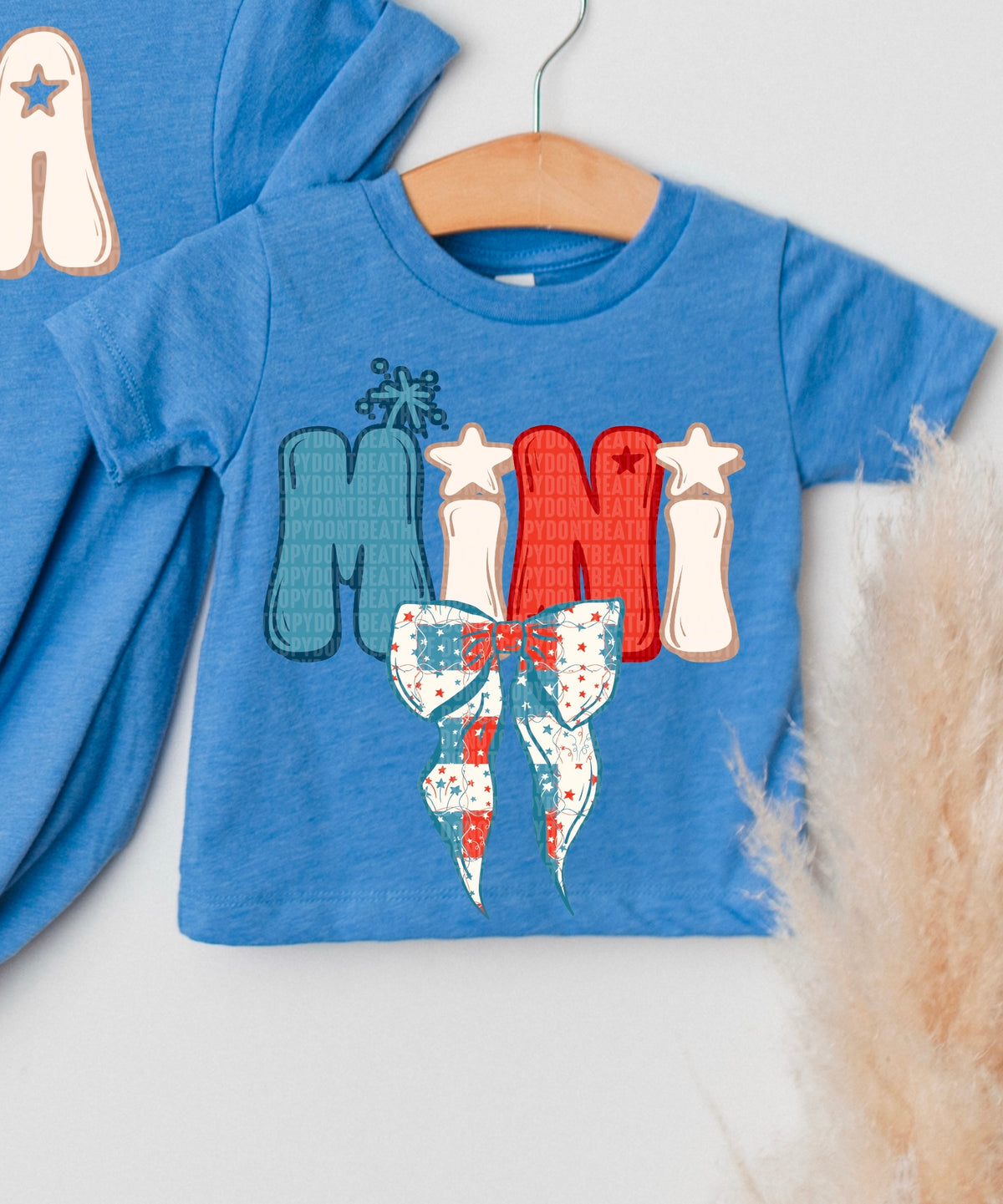 Mini patriotic bow 97657 DTF transfer