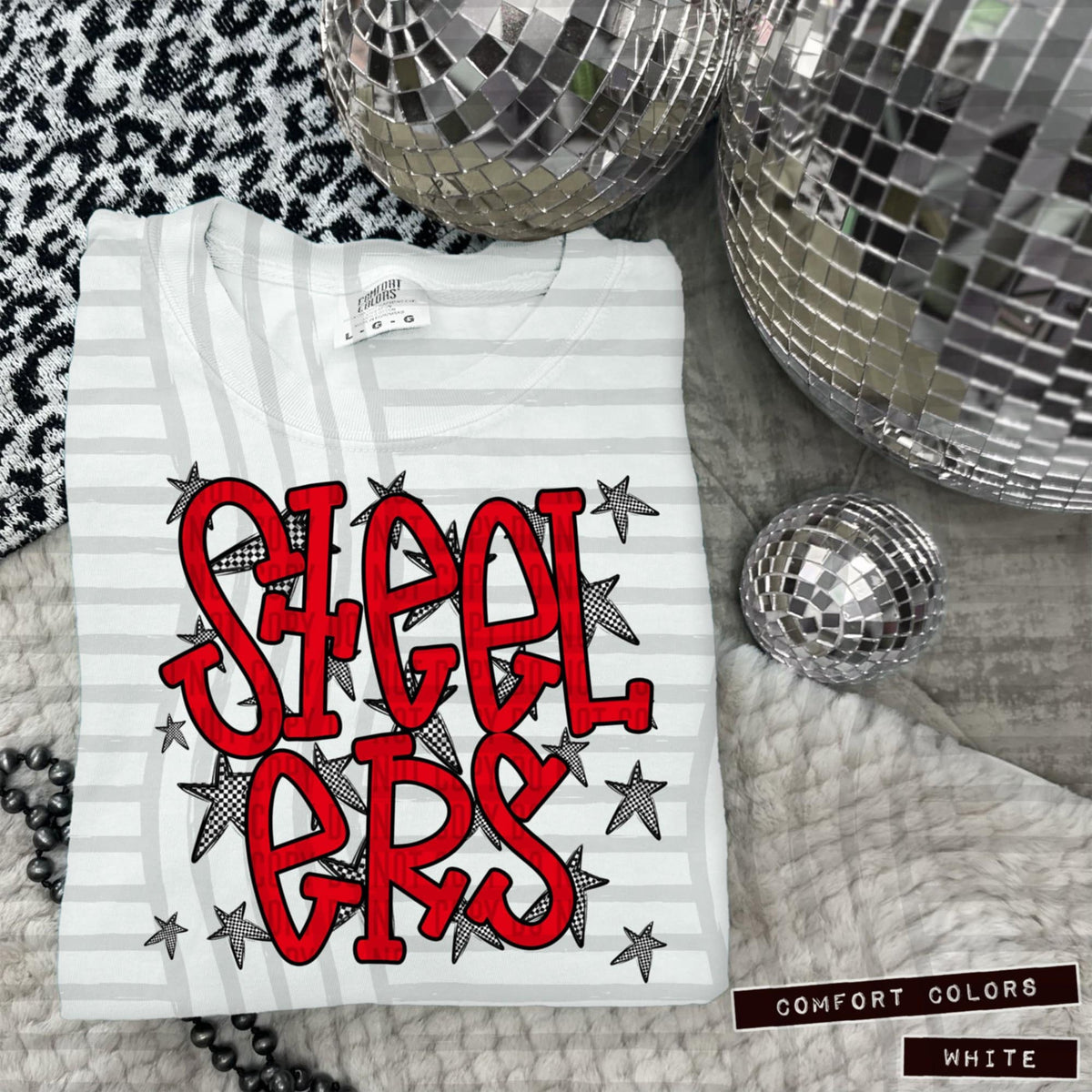 Red Staggered Mascots (Caplinger)