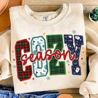 Cozy season pajama print 64811 DTF transfer