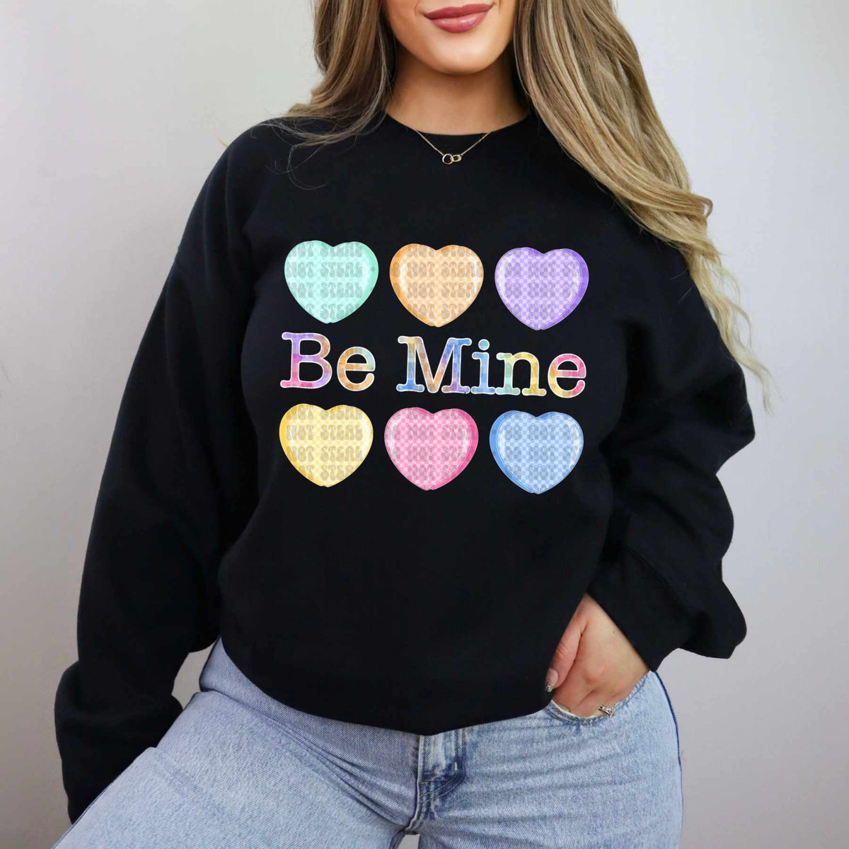 Be mine candy hearts  (LANE) 84192 DTF transfer
