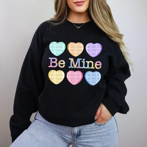 Be mine candy hearts  (LANE) 84192 DTF transfer