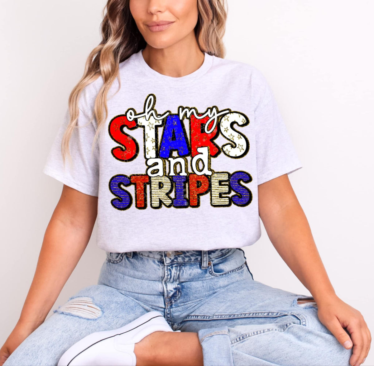 Oh my Stars and Stripes 94413 DTF transfer