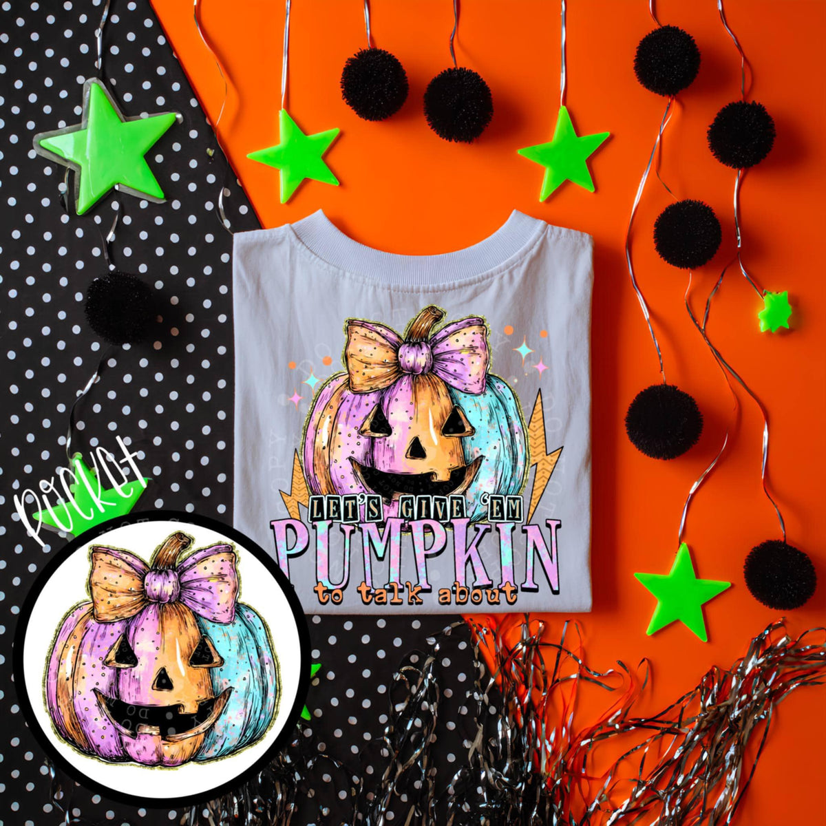 Let’s give ‘em pumpkin to talk about BACK 103952 DTF transfer